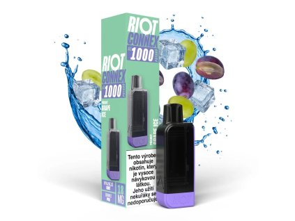 riot connex 1000 pod grape ice 18mg