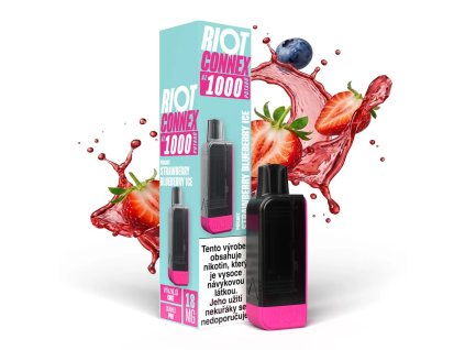 riot connex 1000 pod strawberry blueberry ice 18mg
