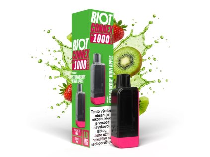 riot connex 1000 pod strawberry kiwi apple 18mg