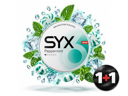 SYX Mockup Front Peppermint 3mg prichut