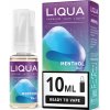liqua e liquid bez nikotinu methol máta